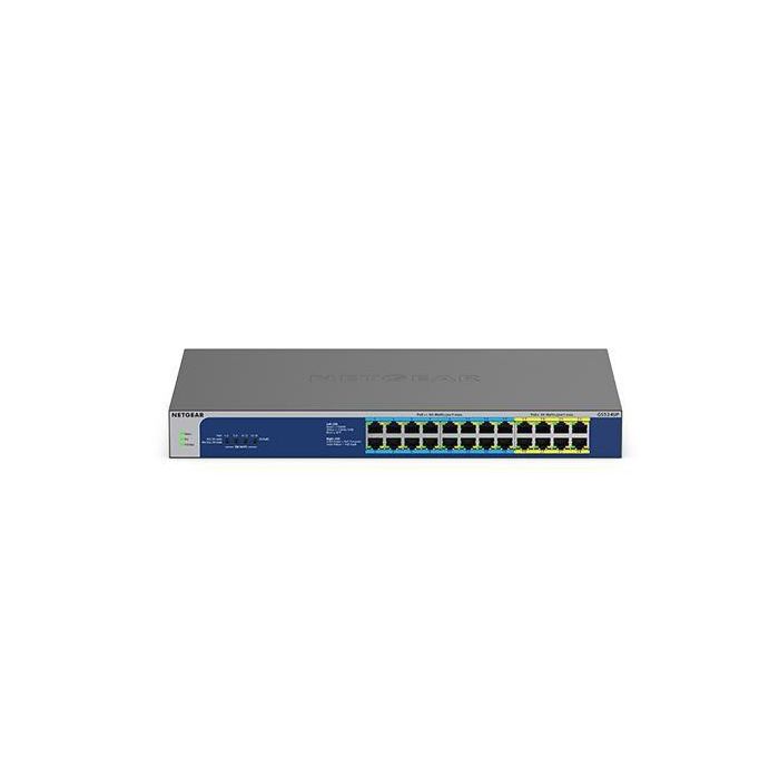 Netgear GS524UP Switch Gigabit Ethernet de 24 Puertos (16 Ultra60 PoE++, 8 PoE+), No Gestionado, 480W Netgear GS524UP Switch Gigabit Ethernet de 24 Puertos (16 Ultra60 PoE++, 8 PoE+), No Gestionado, 480W