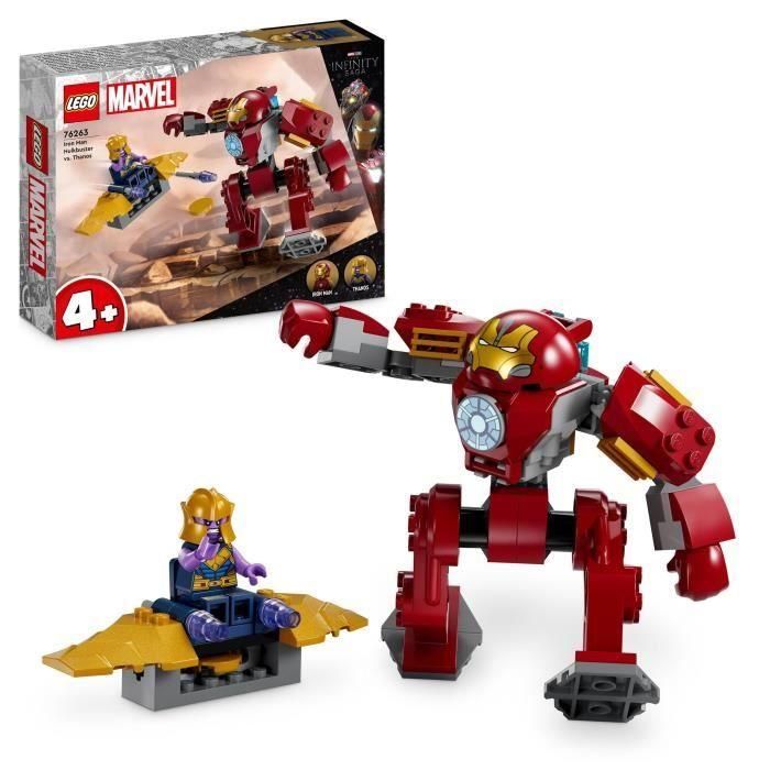 LEGO 76263 Marvel Hulkbuster vs. Thanos de Iron Man - Juguete de Superhéroe basado en Avengers: Infinity War