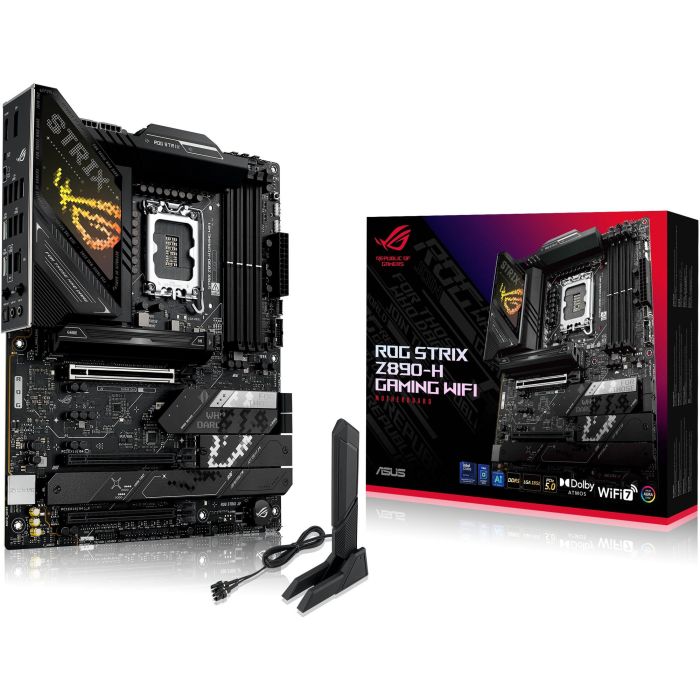 ASUS ROG STRIX Z890-H GAMING WiFi Placa Base ATX Intel Z890 LGA 1851 DDR5 Wi-Fi 7 90MB1K20-M0EAY0 0 ASUS ROG STRIX Z890-H GAMING WiFi Placa Base ATX Intel Z890 LGA 1851 DDR5 Wi-Fi 7 90MB1K20-M0EAY0 0