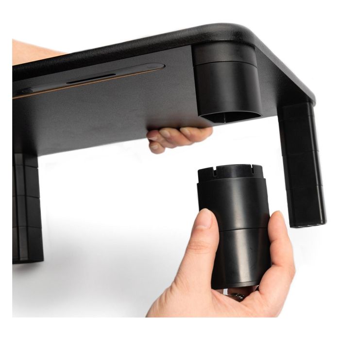 Digitus Soporte para Monitor y Portátil Ajustable en Altura, Negro 4