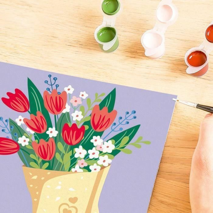 Ramo de tulipanes CreArt 20x20 cm, Ocio creativo, Adulto, Pintar por números, 25518, Ravensburger 1 Ramo de tulipanes CreArt 20x20 cm, Ocio creativo, Adulto, Pintar por números, 25518, Ravensburger 1