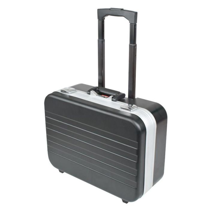 RATIO Rigibox Carro Maletín ABS/Aluminio 46X21 H31 con Estructura ABS e Interior Plástico Rígido