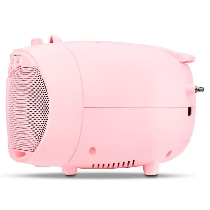 Radio CD - MEDION - FM - 2x2.2W RMS - Rosa 5