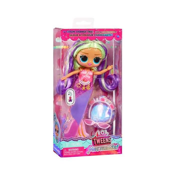 Muñeca l.o.l. surprise tween sirena - cleo cove. su cola cambia de color 25,4x12,7x6,35 cm 1 Muñeca l.o.l. surprise tween sirena - cleo cove. su cola cambia de color 25,4x12,7x6,35 cm 1