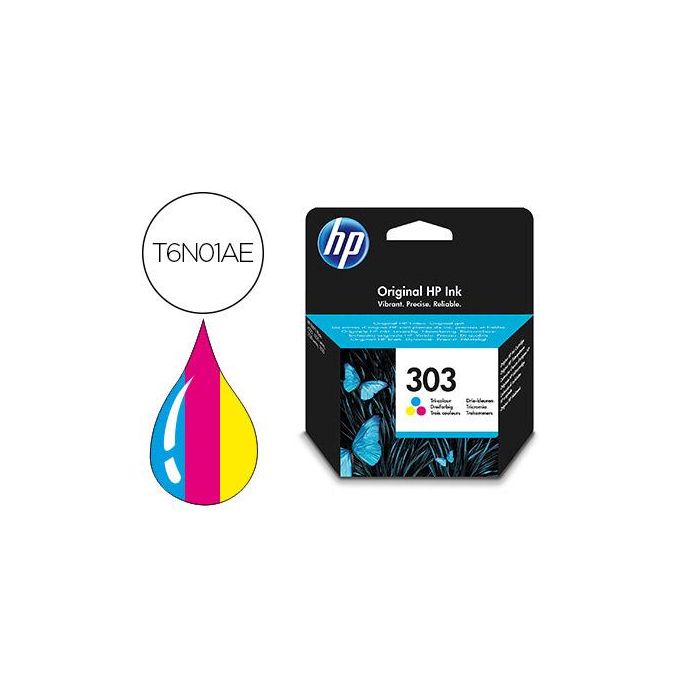 Ink-Jet Hp N. 303 Envy Photo 6230 - 7130 - 7830 Color Tricolor Capacidad 200 Paginas