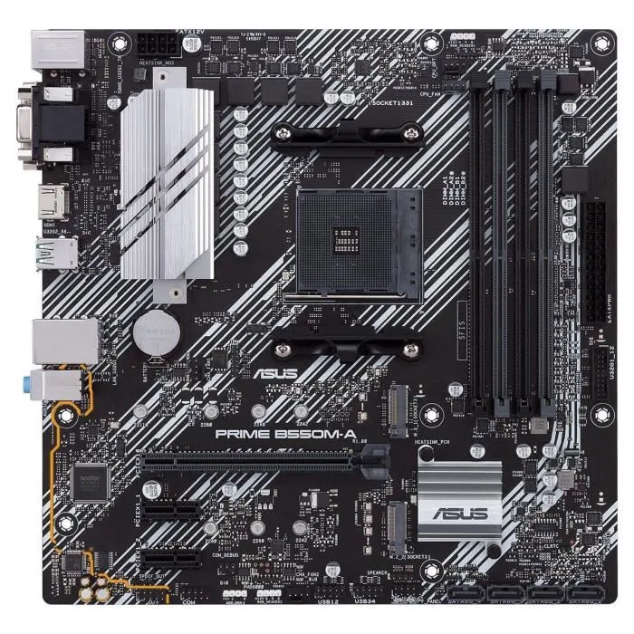 Asus PRIME B550M-A (90MB14I0-M0EAY0) Placa Base AMD B550 Socket AM4 Micro ATX 1 Asus PRIME B550M-A (90MB14I0-M0EAY0) Placa Base AMD B550 Socket AM4 Micro ATX 1