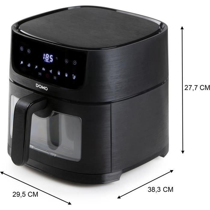 Freidora de aire caliente - DOMO - DO540FR - 6L - Pantalla digital - 8 programas - Deli-Fryer 4 Freidora de aire caliente - DOMO - DO540FR - 6L - Pantalla digital - 8 programas - Deli-Fryer 4
