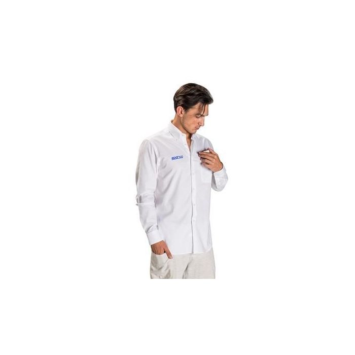Camisa Manga Larga Sparco Tg. S Blanca S011774BI1S 1 Camisa Manga Larga Sparco Tg. S Blanca S011774BI1S 1