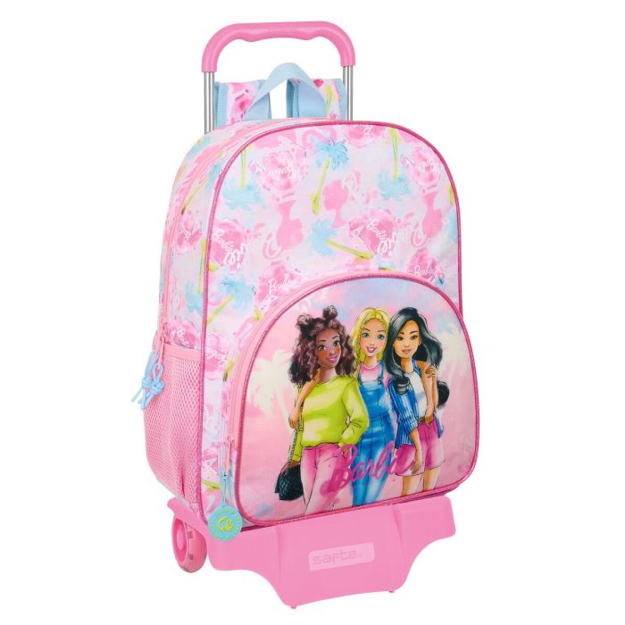 Mochila Escolar con Ruedas Barbie Painterly Rosa Azul cielo 33 x 42 x 14 cm 0 Mochila Escolar con Ruedas Barbie Painterly Rosa Azul cielo 33 x 42 x 14 cm 0