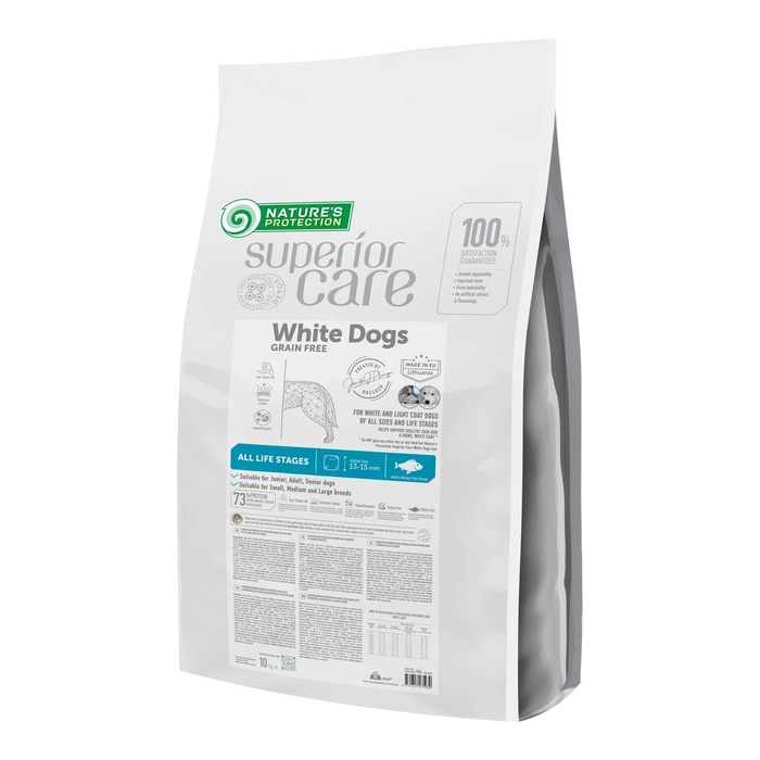 Nature's Protection Sc White Dog Adult Grain Free Pescado Blanco 10 kg