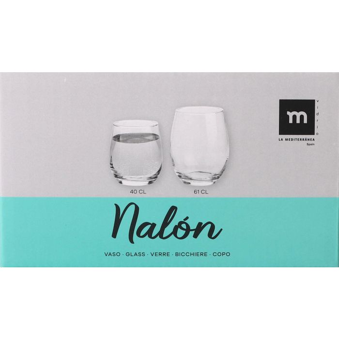 La Mediterranea Vaso 360 Cc "Nalon" Md ø7x9.5cm (48 Unidades)
