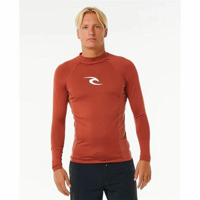 Camiseta de Baño Rip Curl Waves Upf Perf L/S Rojo Surf 3
