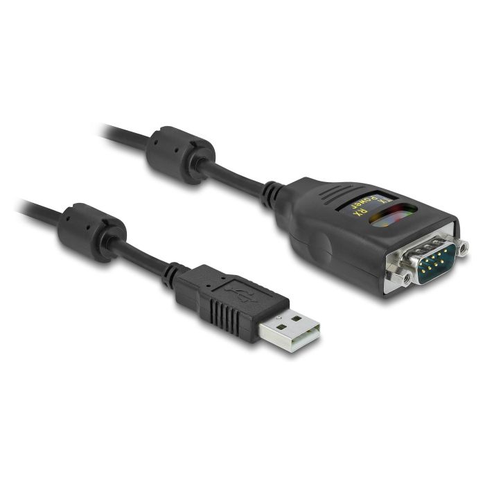 DeLOCK Adaptador USB 2.0 a Serie RS-232 DB9 2.5kV Aislamiento Galvánico, 2m Cable, Compatible con Windows 10/11 y Mac OS 0 DeLOCK Adaptador USB 2.0 a Serie RS-232 DB9 2.5kV Aislamiento Galvánico, 2m Cable, Compatible con Windows 10/11 y Mac OS 0