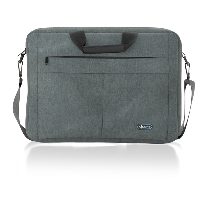 AISENS - MALETIN PREMIUM PARA PORTATIL 15,6, GRIS