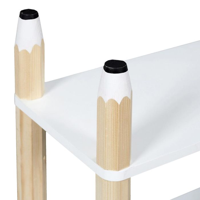 Home Deco Kids Estantería 3 Baldas Lápiz en Madera para Habitación Infantil - 60x24 cm; h.77,5 cm 3 Home Deco Kids Estantería 3 Baldas Lápiz en Madera para Habitación Infantil - 60x24 cm; h.77,5 cm 3