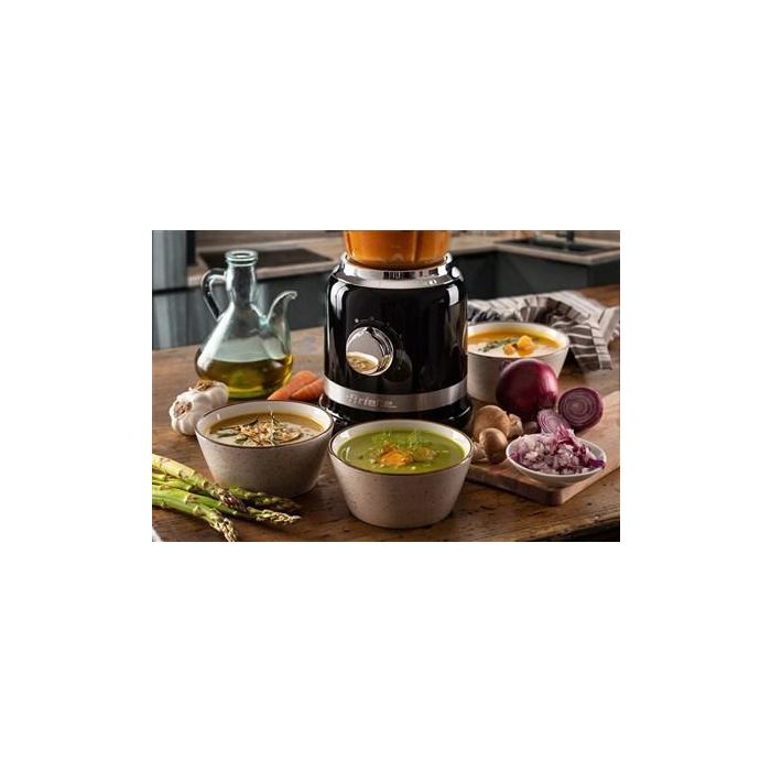 Ariete 585/02 Batidora de Vaso Moderna Negra 4 Velocidades con Función Pulse Vaso de Vidrio 10 Ariete 585/02 Batidora de Vaso Moderna Negra 4 Velocidades con Función Pulse Vaso de Vidrio 10