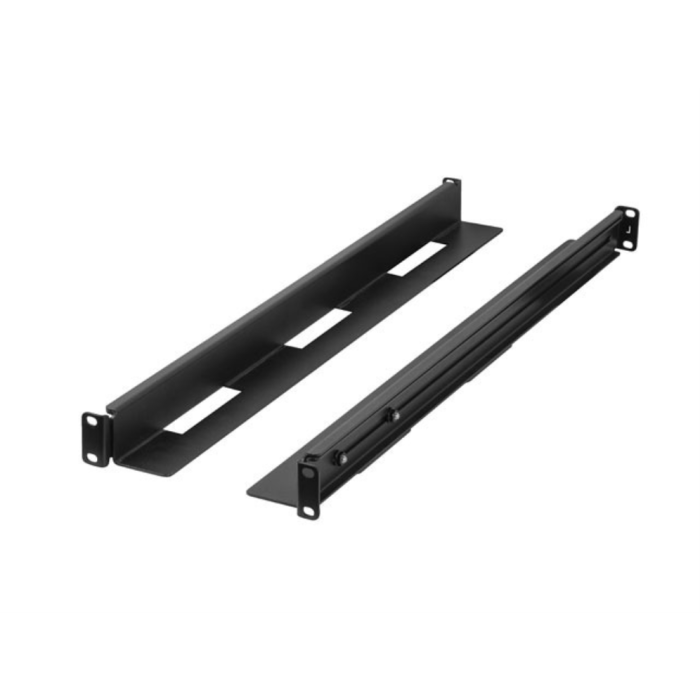 Lanberg AK-1902-B Raíles deslizantes ajustables para rack 1U 650-1090mm 90kg, incluye tornillos M6, para servidores SAI