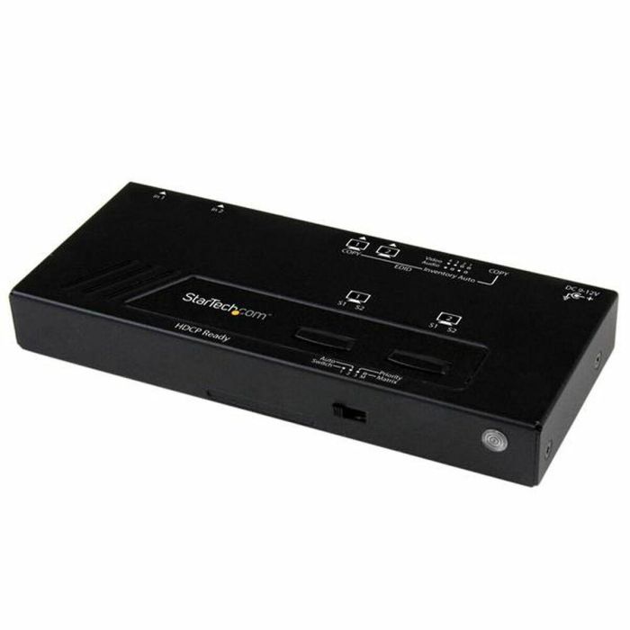 Switch HDMI Startech VS222HDQ Negro 3 Switch HDMI Startech VS222HDQ Negro 3