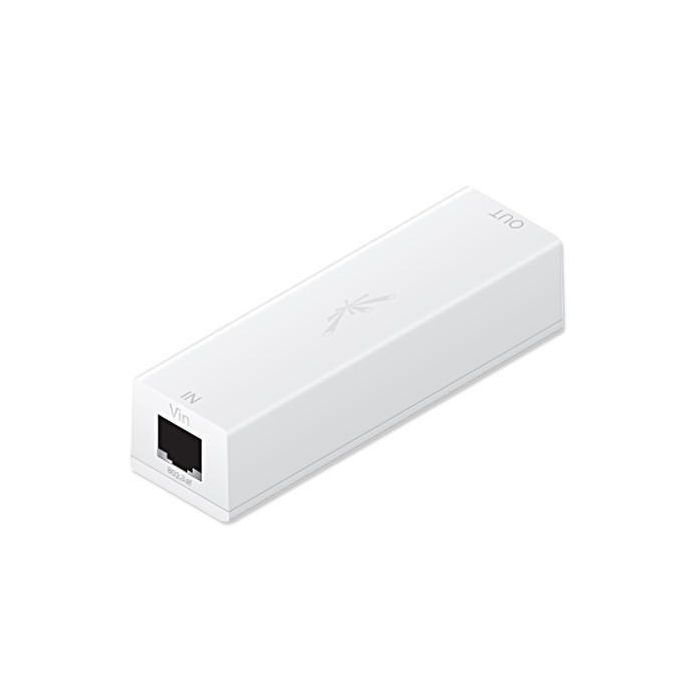Ubiquiti Adaptador Instantáneo PoE Pasivo a 802.3af para Interiores con Protección ESD/Sobretensión