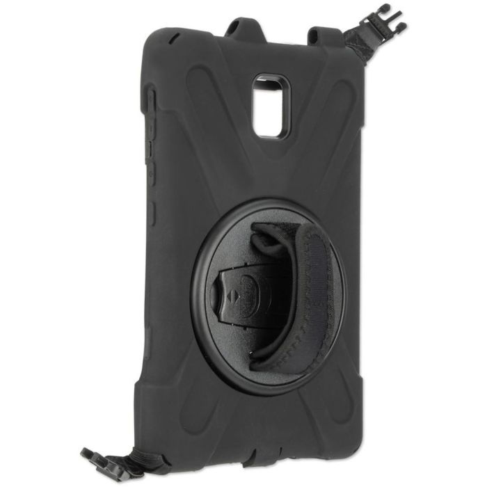 4smarts Rugged Case Grip para Samsung Galaxy Tab Active 3/5, Funda Protectora Antigolpes, color negro