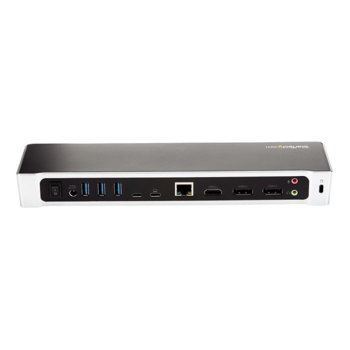 Hub USB Startech DK30CH2DEPUE Negro Negro/Plateado Plateado 100 W 2 Hub USB Startech DK30CH2DEPUE Negro Negro/Plateado Plateado 100 W 2