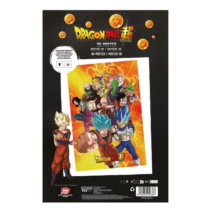 SD TOYS Poster 3D Dragon Ball Super Universal Survival Heroes 40x60cm PVC 4