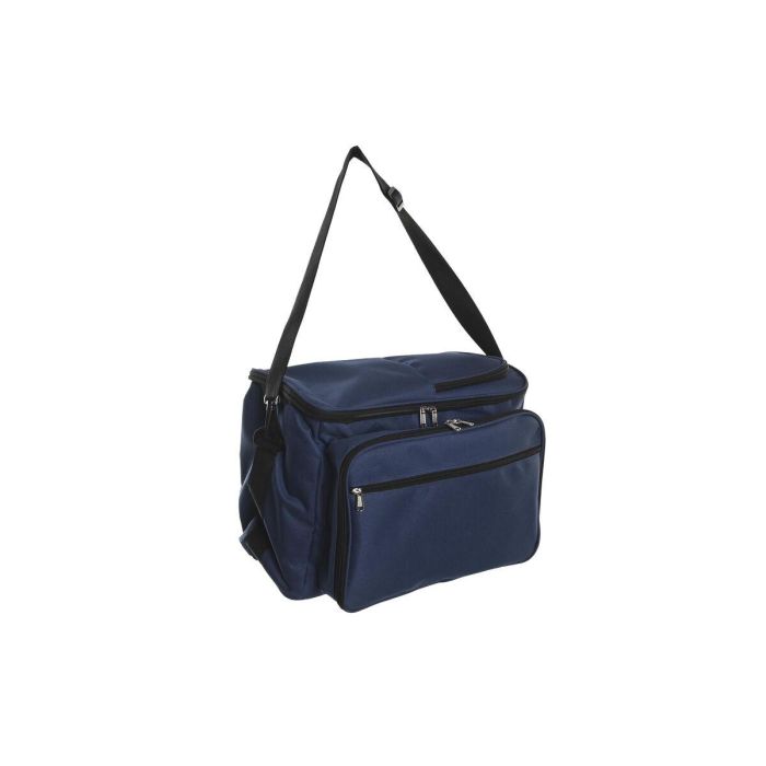 Bolsa DKD Home Decor Azul Marino 23 x 29 x 43 cm Set de 19 4