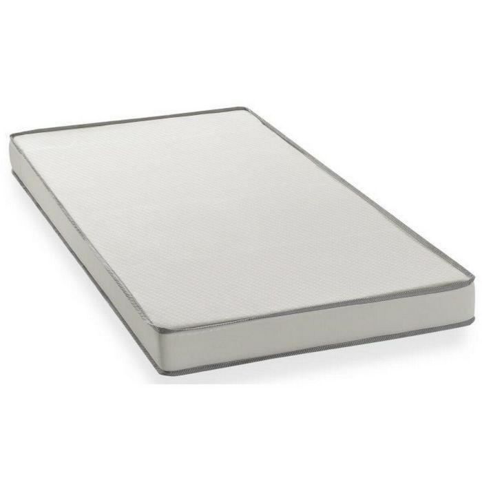 Deko Dream Kietoa Colchón de espuma 90x200 cm Firme 12 cm Poliuretano 30 kg/m³ 5 Zonas Fabricado en Europa