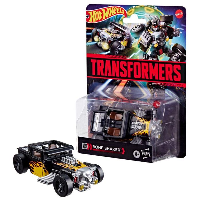 Coche Bone Shaker Transformers Hot Wheels 3