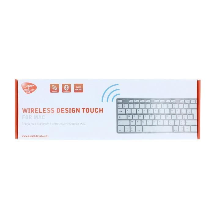 Mobility Lab Design Touch Teclado Inalámbrico Bluetooth Completo Numérico para Mac, Teclas OS X, Ultraplano 4
