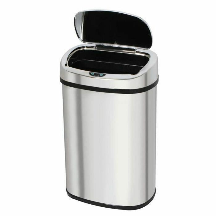Kitchen Move Majestic Cubo de Basura Automático para Cocina 68L - Sensor Infrarrojos, Acero Inoxidable Negro 5 Kitchen Move Majestic Cubo de Basura Automático para Cocina 68L - Sensor Infrarrojos, Acero Inoxidable Negro 5