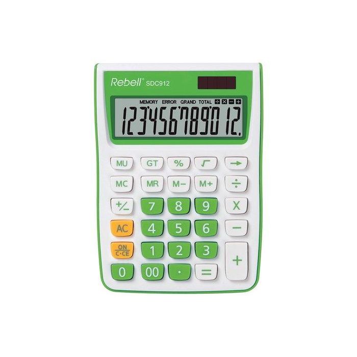 Calculadora Sobremesa Rebell 12 Digitos Sdc-912 Verde