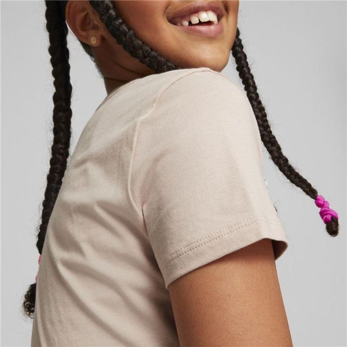 Camiseta de Manga Corta Infantil Puma Alpha Rosa 14 Años