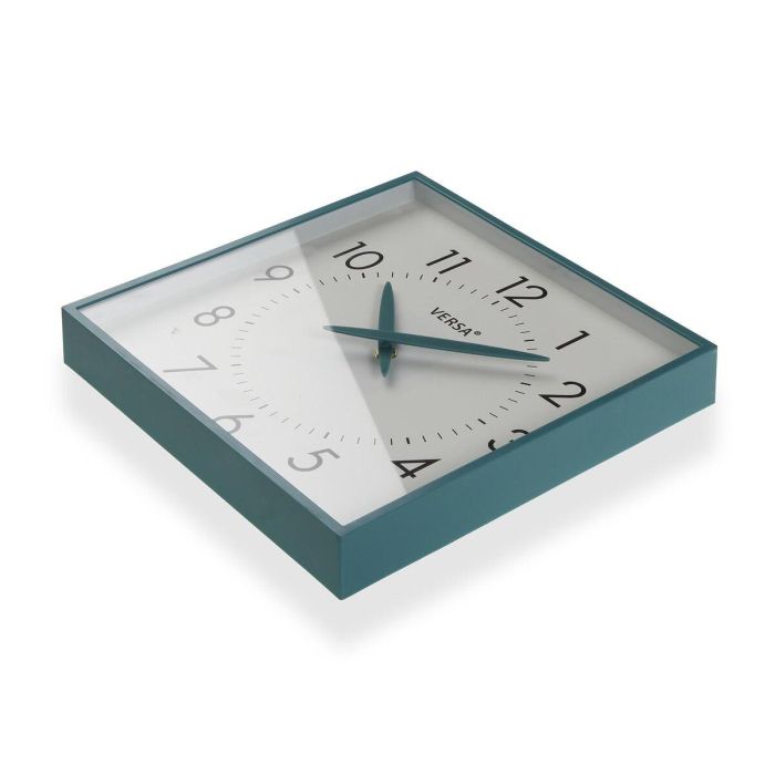 Reloj de Pared Versa Azul Plástico 4,1 X 28,3 X 28,3 CM 2 Reloj de Pared Versa Azul Plástico 4,1 X 28,3 X 28,3 CM 2