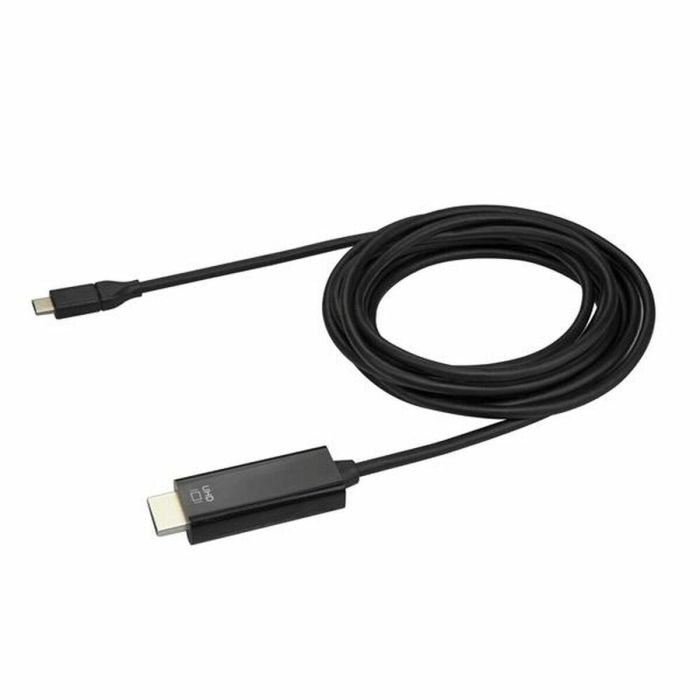 Adaptador USB C a HDMI Startech CDP2HD3MBNL Negro 3 m Adaptador USB C a HDMI Startech CDP2HD3MBNL Negro 3 m