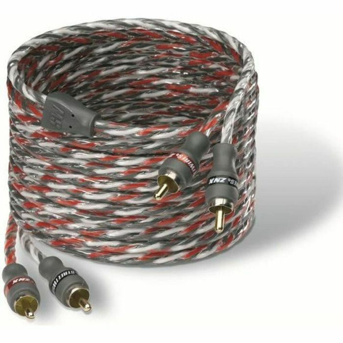 MTX ZNX3.2 Cable RCA Equilibrado 3m, 100% Cobre ZeroNoise con Tecnologías HyperTwist, SureGrip y UltraFlex