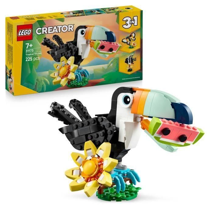 Lego Creator Juego de Construcción Fauna Salvaje: Tucán Tropical para Niños y Niñas de 7 Años o Más 0 Lego Creator Juego de Construcción Fauna Salvaje: Tucán Tropical para Niños y Niñas de 7 Años o Más 0