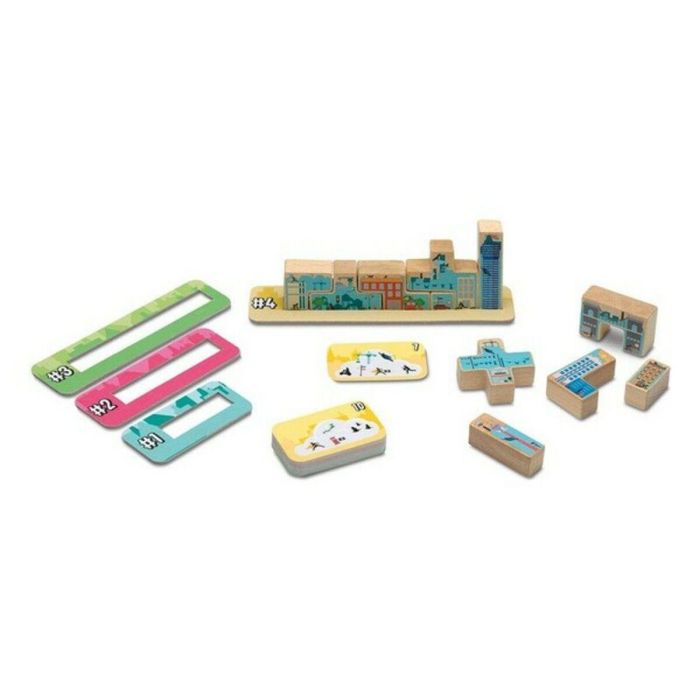 Juego sky line ¡construye la ciudad cumpliendo con los retos! 24x24x5 cm 1 Juego sky line ¡construye la ciudad cumpliendo con los retos! 24x24x5 cm 1