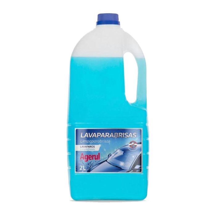 Agerul Lavaparabrisas - Líquido Limpia Cristales para Vehículos y Coches - Formato 2 Litros
