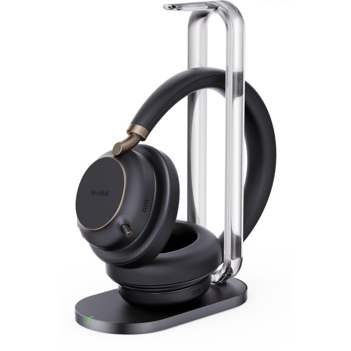 Yealink BH76 Plus Auriculares Bluetooth con Soporte de Carga Teams Negro USB-C/A 1