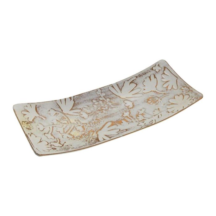 Centro de Mesa Rectangular Marrón con Flores Versa - 16x4.5x38.5 cm, Madera MDF (4 Unidades) 1 Centro de Mesa Rectangular Marrón con Flores Versa - 16x4.5x38.5 cm, Madera MDF (4 Unidades) 1