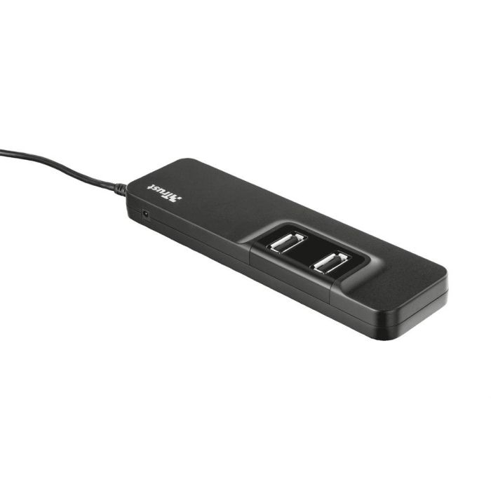 Hub Usb 2.0 Trust Oila 7 Puertos Incluye Adaptador Corriente 2