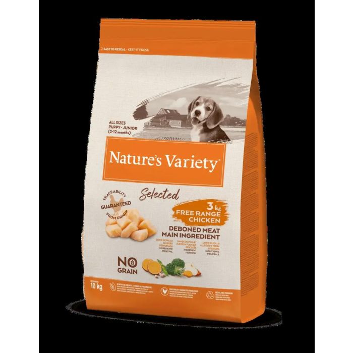 Nature'S V Selected Canine Puppy Pollo 10 kg