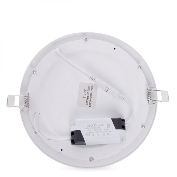 Placa LED Circular 18W 1800Lm 6000ºK 40.000H [HO-GP-LZ-3-M-CW] Acabado Blanco Aluminio Ideal Oficinas Tiendas Residencial 3