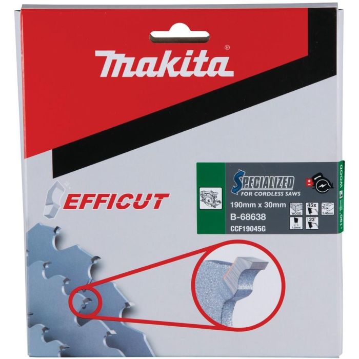 Makita EFFICUT Sägeblatt 190x30x45Z 1 Makita EFFICUT Sägeblatt 190x30x45Z 1