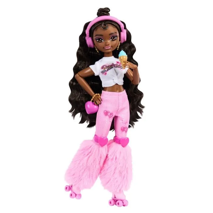 Barbie Brooklyn Dreambesties Roller JFX97 Muñeca con 11 Puntos de Articulación y Accesorios para Niños a Partir de 3 Años 4