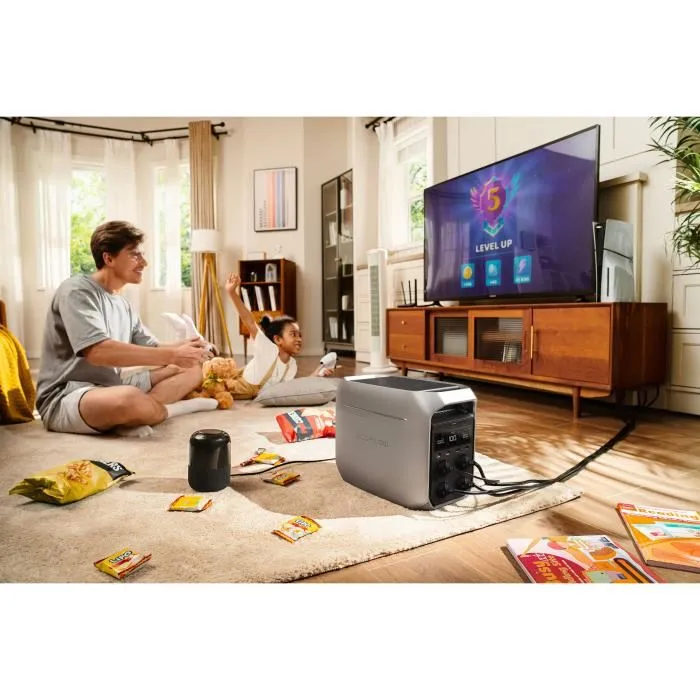 EcoFlow DELTA 3 Plus Central Eléctrica Portátil 1024 kWh Seguridad Energética Diseño Portátil 3