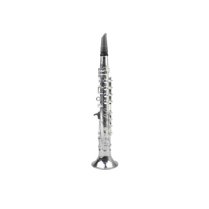 Reig Clarinete Metalizado de 37 cm con Sonido, Juguete Musical para Niños 3+ Años