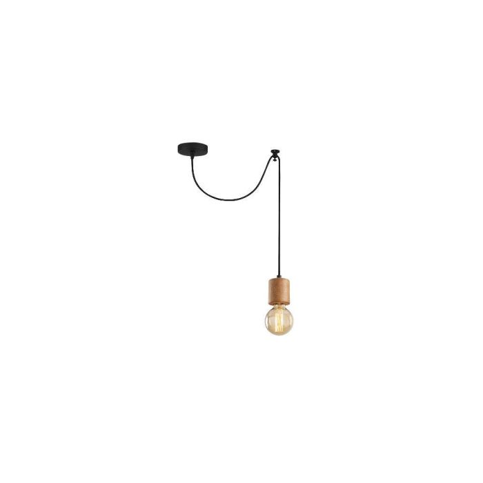 Lámpara Colgante de Madera Roja Shenyang Xanthos N-862 1xE27 Sin Bombilla OPV-525NOR1394