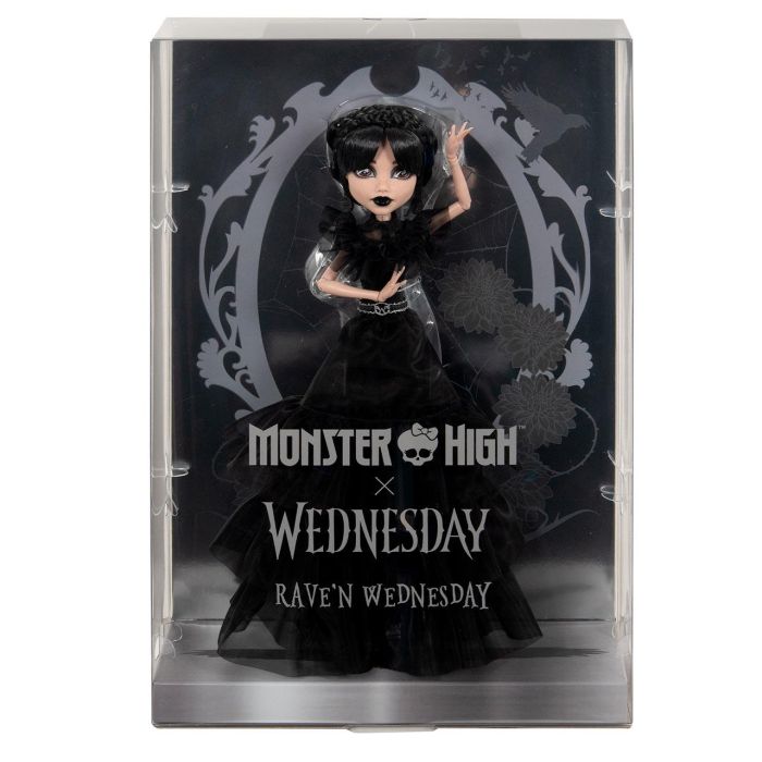 Muñeca monster high wednesday vestido raven 4